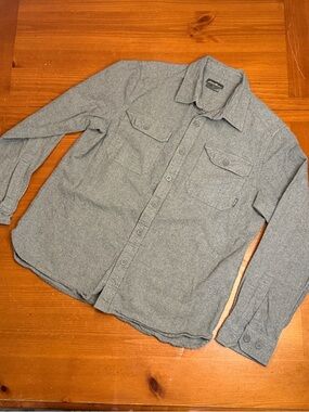 Eddie Bauer Heather Gray Lightweight Shirt Jacket